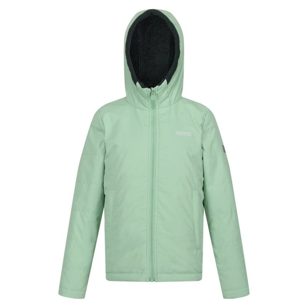Regatta Childrens/Kids Kyrell Plain Reversible Jacket / Quiet Green/Darkest Spru